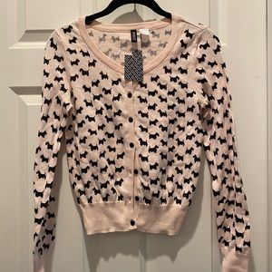 H&M Divided Pink & Black Cardigan